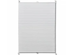 vidaXL Plissee Faltrollo Rollo Plisseerollo 100x200cm Weiß