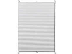 vidaXL Plissee Faltrollo Rollo Plisseerollo 100x150cm Weiß