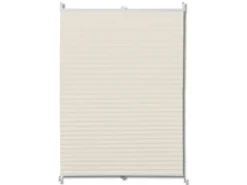 vidaXL Plissee Faltrollo Rollo Plisseerollo 100x150cm Creme