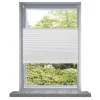 vidaXL Plissee Faltrollo Rollo Plisseerollo 40x150cm Weiß