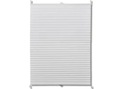 vidaXL Plissee Faltrollo Rollo Plisseerollo 40x150cm Weiß