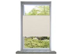 vidaXL Plissee Faltrollo Rollo Plisseerollo 70x150cm Creme