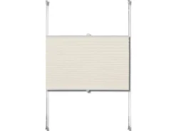 vidaXL Plissee Faltrollo Rollo Plisseerollo 70x150cm Creme