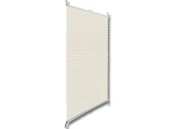 vidaXL Plissee Faltrollo Rollo Plisseerollo 40x150cm Creme