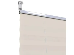 vidaXL Plissee Faltrollo Rollo Plisseerollo 110x125cm Creme