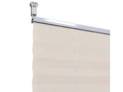 vidaXL Plissee Faltrollo Rollo Plisseerollo 70x125cm Creme