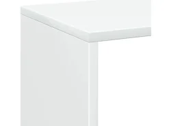 vidaXL Raumteiler Bücherregal Weiß 69,5 x 29 x 137,5 cm Holzwerkstoff 858021