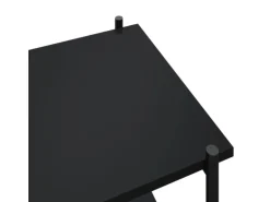 vidaXL Regal mit 5 Böden Schwarz 80x40x163 cm