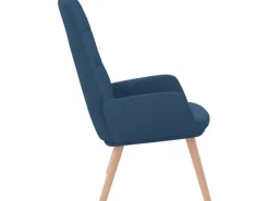 vidaXL Relaxsessel Blau Stoff 4102646