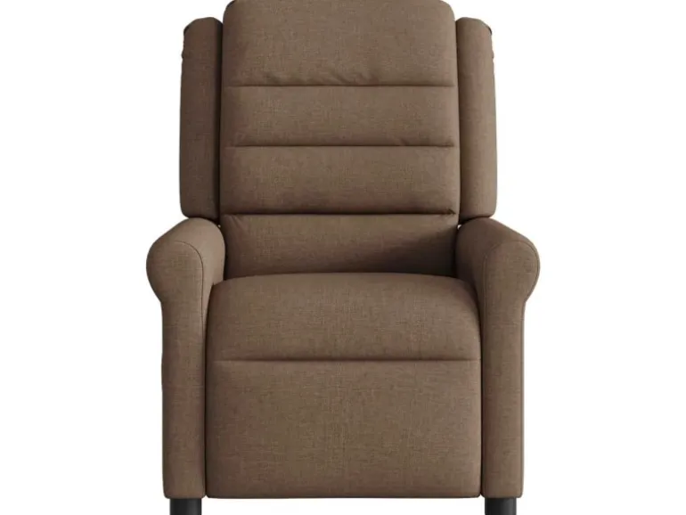 vidaXL Relaxsessel Braun Stoff 4015640