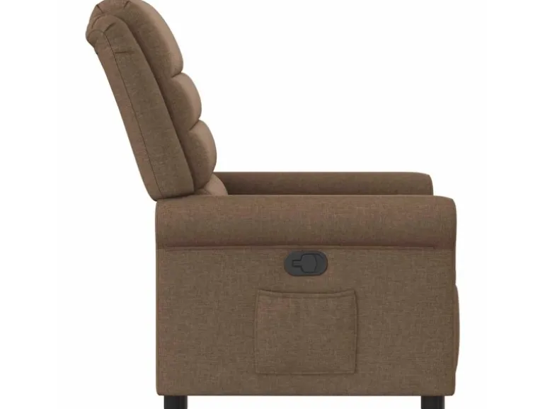 vidaXL Relaxsessel Braun Stoff 4015640