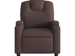vidaXL Relaxsessel Dunkelbraun Stoff Modell 28