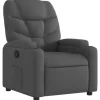 vidaXL Relaxsessel Dunkelgrau Stoff Modell 59