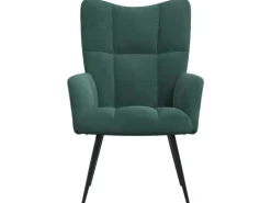 vidaXL Relaxsessel Dunkelgrün Samt Modell 9