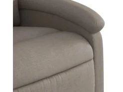 vidaXL Relaxsessel Elektrisch Taupe Stoff Modell 23