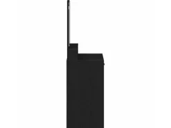 vidaXL Schminktisch mit Regal Schwarz Eichen-Optik 50 x 41 x 140 cm 865128