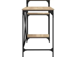 vidaXL Schreibtisch mit Regal Sonoma-Eiche 135x50x90 cm Holzwerkstoff 826710