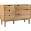 vidaXL Schubladenschrank OTTA 113,5x39,5x73 cm Massivholz Kiefer