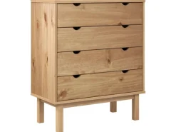 vidaXL Schubladenschrank OTTA 76,5x39,5x90 cm Massivholz