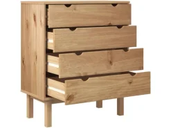vidaXL Schubladenschrank OTTA 76,5x39,5x90 cm Massivholz