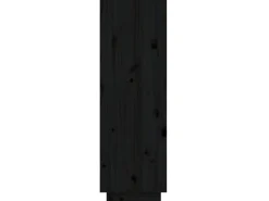 vidaXL Schuhregal Schwarz 60x34x105 cm Massivholz Kiefer 813554