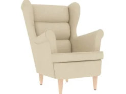 vidaXL Sessel Creme 74x84x100 cm Stoff 4016902