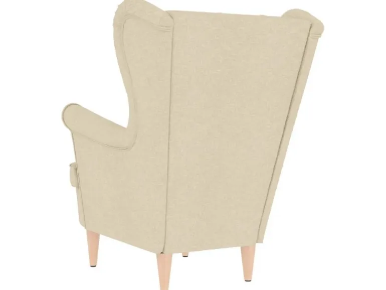 vidaXL Sessel Creme 74x84x100 cm Stoff 4016902