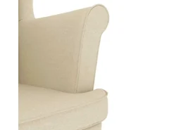 vidaXL Sessel Creme 74x84x100 cm Stoff 4016902