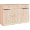 vidaXL Sideboard ALTA 112x35x73 cm Massivholz Kiefer 353937