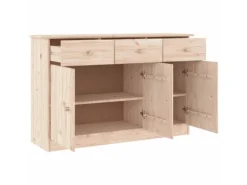 vidaXL Sideboard ALTA 112x35x73 cm Massivholz Kiefer 353937