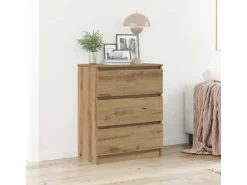 vidaXL Sideboard Artisan-Eiche 60x35x76 cm Holzwerkstoff 862492
