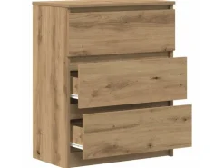 vidaXL Sideboard Artisan-Eiche 60x35x76 cm Holzwerkstoff 862492