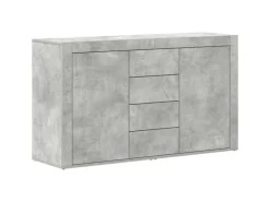 vidaXL Sideboard Betongrau 120 x 36 x 69 cm Holzwerkstoff 3333859