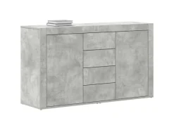vidaXL Sideboard Betongrau 120 x 36 x 69 cm Holzwerkstoff 3333859