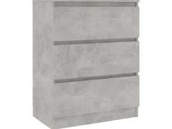 vidaXL Sideboard Betongrau 60x35x76 cm Holzwerkstoff 801386