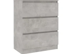 vidaXL Sideboard Betongrau 60x35x76 cm Holzwerkstoff 801386