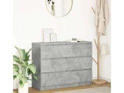 vidaXL Sideboard Betongrau 100x35x76 cm Holzwerkstoff 3328501