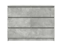 vidaXL Sideboard Betongrau 100x35x76 cm Holzwerkstoff 3328501
