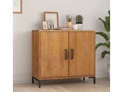 vidaXL Sideboard Braun 75x35x70 cm Massivholz Kiefer 349923