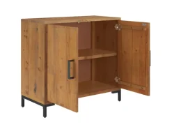 vidaXL Sideboard Braun 75x35x70 cm Massivholz Kiefer 349923