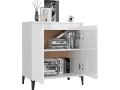 vidaXL Sideboard Hochglanz-Weiß 60x35x70 cm Holzwerkstoff 806082
