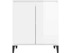 vidaXL Sideboard Hochglanz-Weiß 60x35x70 cm Holzwerkstoff 806082