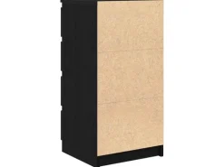 vidaXL Sideboard mit Schubladen Schwarz Eichen-Optik 37,5x35x99 cm 861761