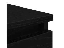 vidaXL Sideboard mit Schubladen Schwarz Eichen-Optik 37,5x35x99 cm 861761