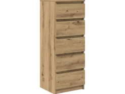 vidaXL Sideboard mit Schubladen Artisan-Eiche 37,5x35x99 cm 861768