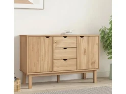 vidaXL Sideboard OTTA 113,5x43x73 cm Massivholz Kiefer 348591