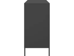 vidaXL Sideboard Schwarz 100,5x39x79 cm Stahl 843090