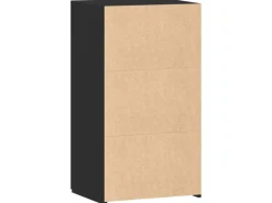 vidaXL Sideboard Schwarz 50x42,5x93 cm Holzwerkstoff 846293