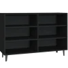 vidaXL Sideboard Schwarz 103,5x35x70 cm Holzwerkstoff 806041
