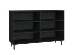 vidaXL Sideboard Schwarz 103,5x35x70 cm Holzwerkstoff 806041